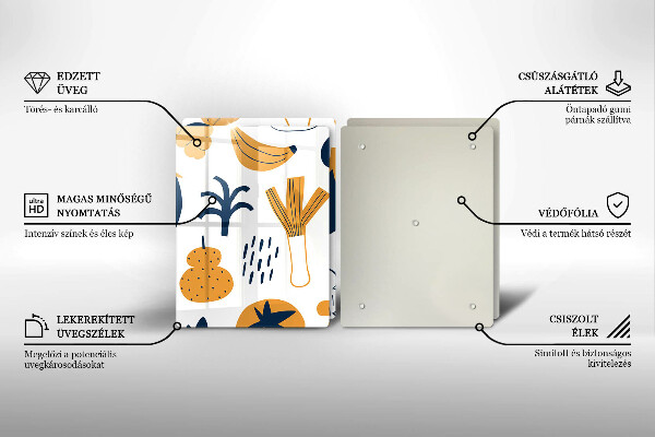 Placă sticla protectie aragaz Ilustrație alimentară