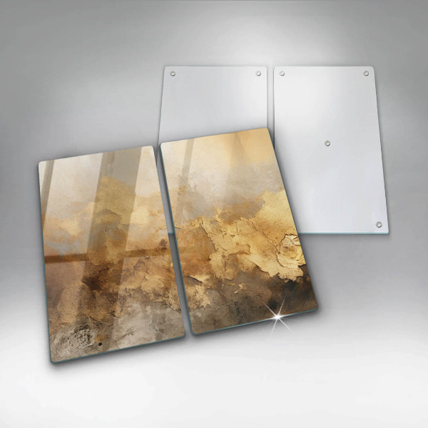 Placă sticla protectie aragaz Textura bogata