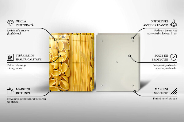 Placă sticla protectie aragaz Paste