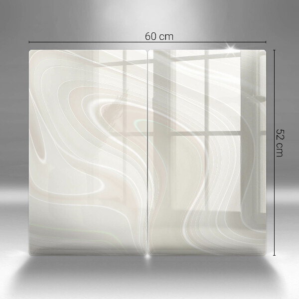 Placa din sticla protectie perete bucatarie Textura cremoasa