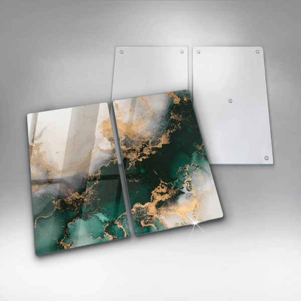 Placa din sticla protectie perete bucatarie Marmură multicoloră