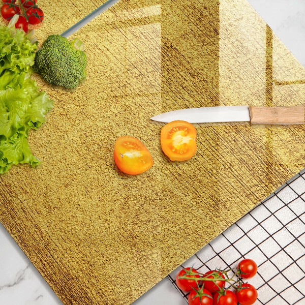 Placa din sticla protectie perete bucatarie Abstracție galbenă