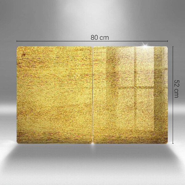 Placa din sticla protectie perete bucatarie Abstracție galbenă