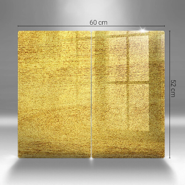 Placa din sticla protectie perete bucatarie Abstracție galbenă