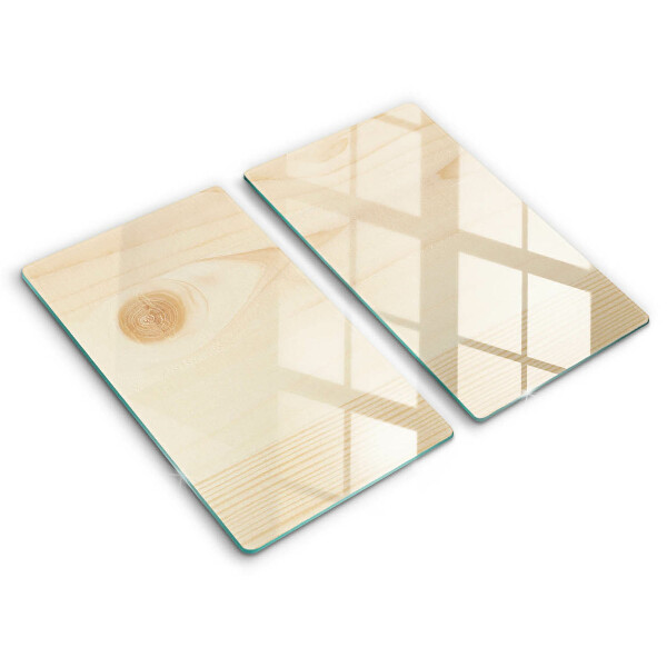 Placa din sticla protectie perete bucatarie Scandura de lemn