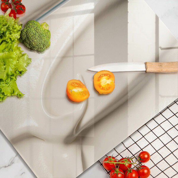 Placa din sticla protectie perete bucatarie Înghețată cremoasă