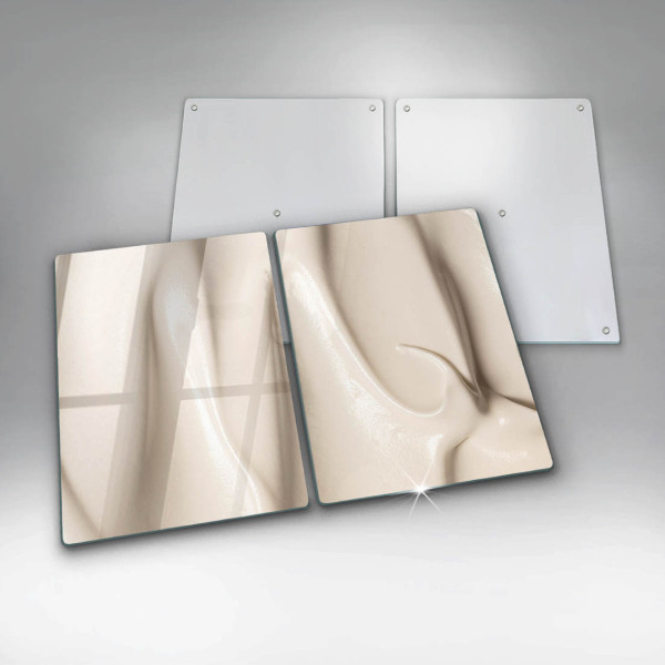 Placa din sticla protectie perete bucatarie Înghețată cremoasă