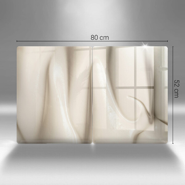 Placa din sticla protectie perete bucatarie Înghețată cremoasă