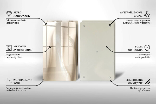 Placa din sticla protectie perete bucatarie Înghețată cremoasă