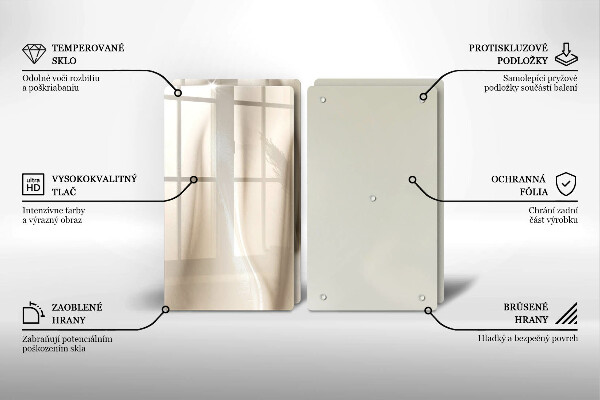 Placa din sticla protectie perete bucatarie Înghețată cremoasă