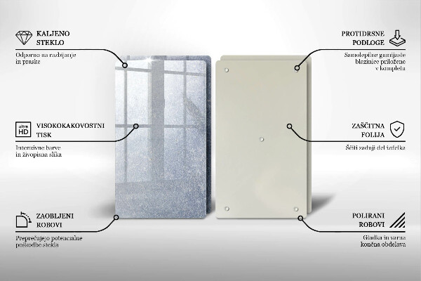 Placă din sticla protectie perete Bucată de tort