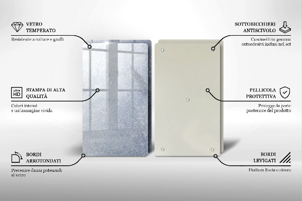 Placă din sticla protectie perete Bucată de tort