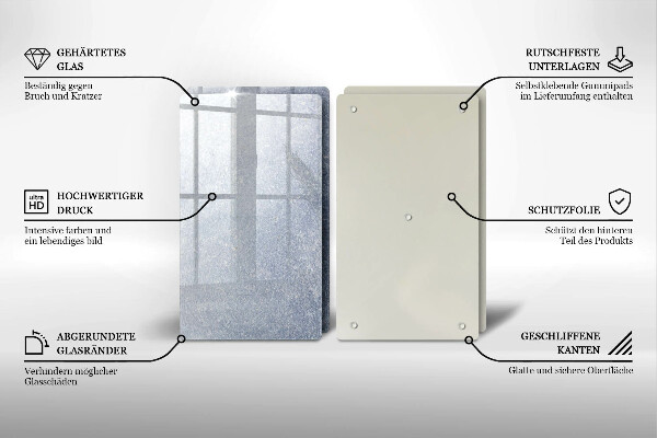 Placă din sticla protectie perete Bucată de tort