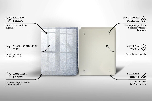 Placă din sticla protectie perete Bucată de tort