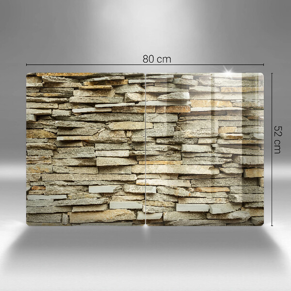 Placă sticla protectie aragaz Pietre decorative