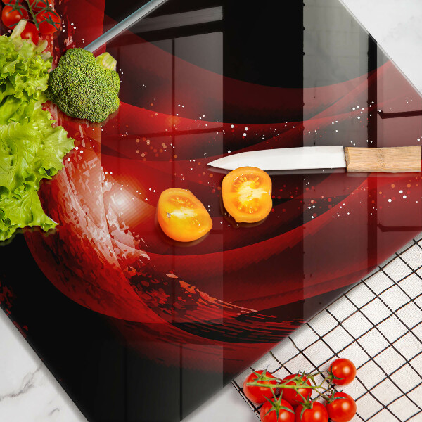 Placă sticla protectie aragaz Abstracția modernă