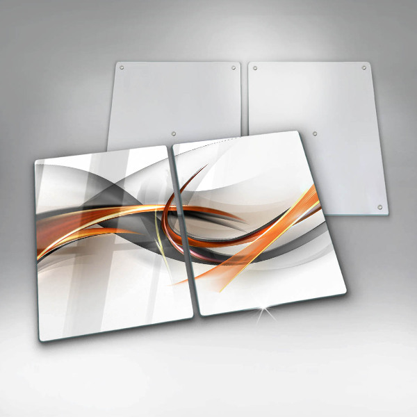 Placă sticla protectie aragaz Forme moderne