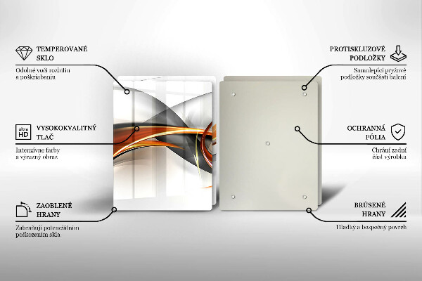 Placă sticla protectie aragaz Forme moderne