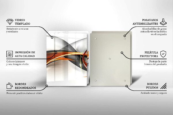 Placă sticla protectie aragaz Forme moderne