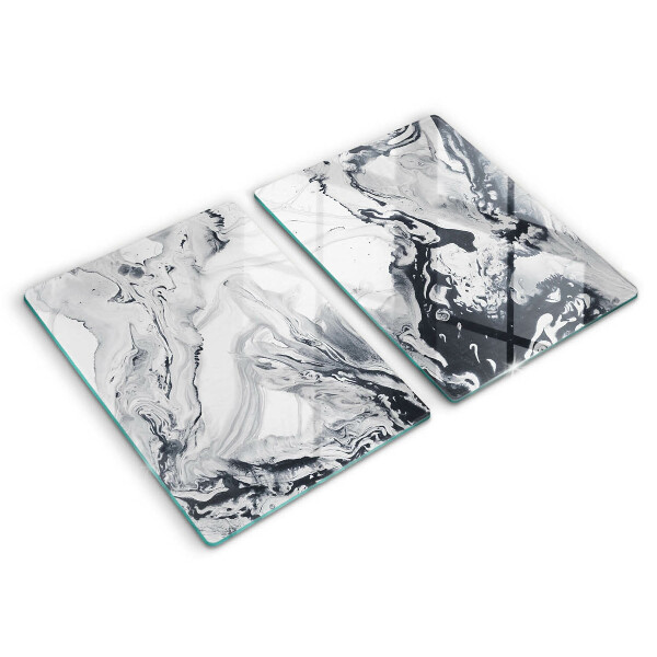 Placă sticla protectie aragaz Abstracția cernelii