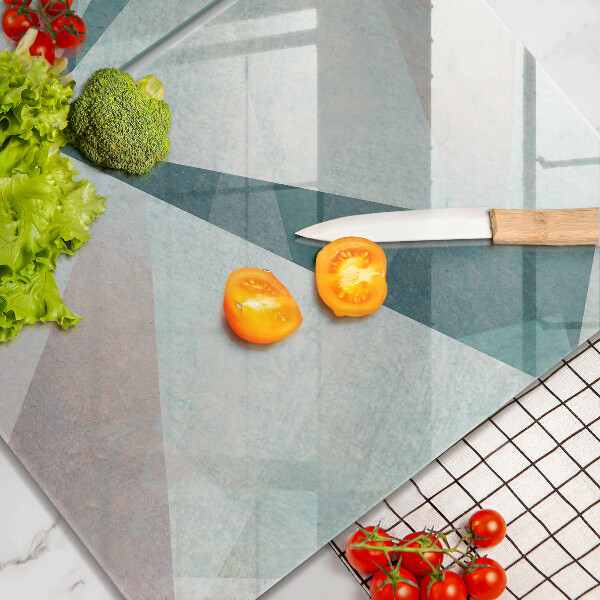 Placă sticla protectie aragaz Abstracție ascuțită