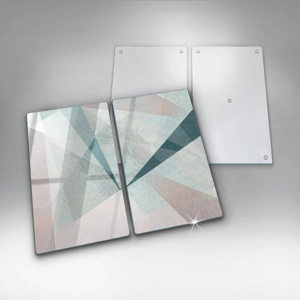 Placă sticla protectie aragaz Abstracție ascuțită