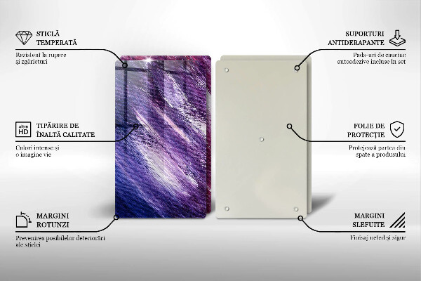 Placă sticla protectie aragaz Abstracția vopselei