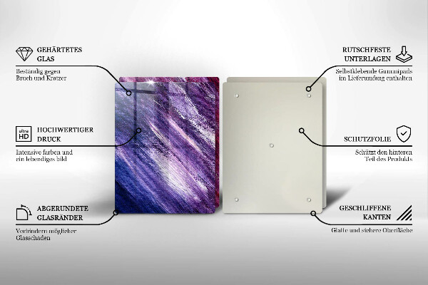 Placă sticla protectie aragaz Abstracția vopselei