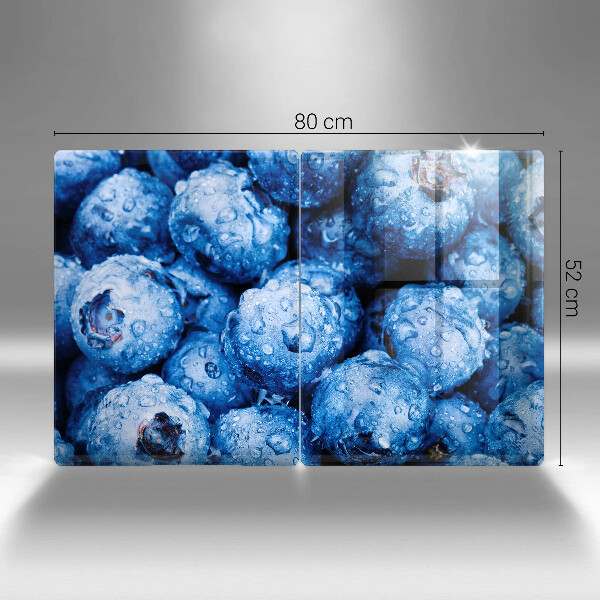 Placă sticla protectie aragaz Afine suculente