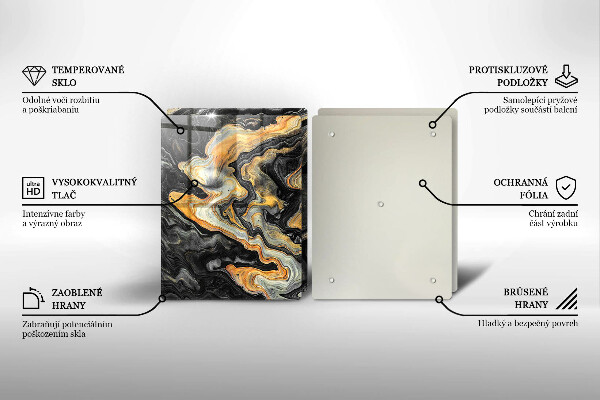 Placă sticla protectie aragaz Structura abstractă