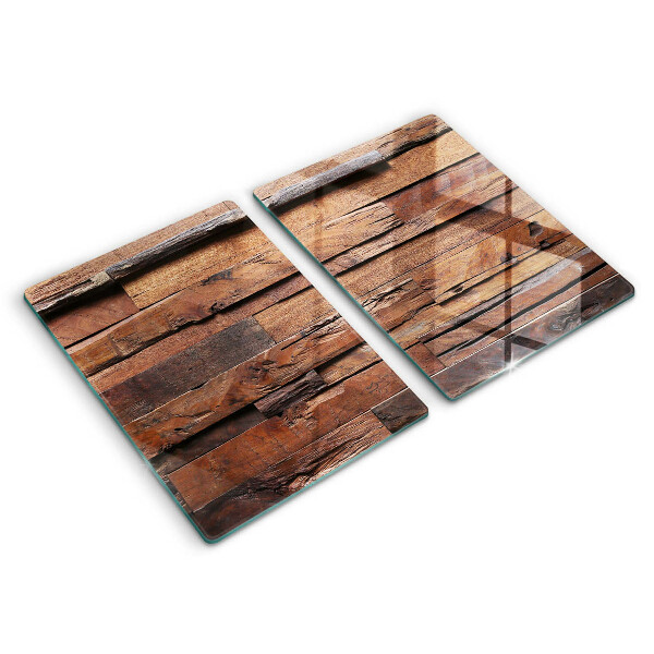 Placă sticla protectie aragaz Scânduri decorative din lemn