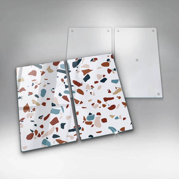 Placă din sticla protectie perete Piatra decorativa