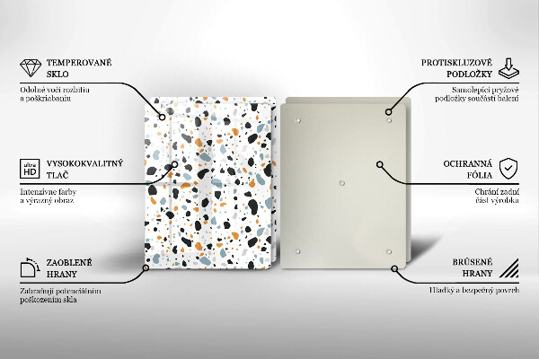 Placă din sticla protectie perete Gresie decorativa