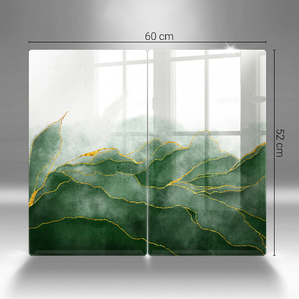 Placă sticla protectie aragaz Natura abstractă