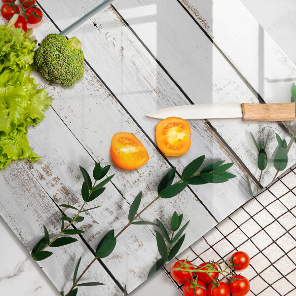 Placă sticla protectie aragaz Scânduri și frunze vechi