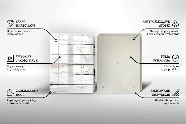 Placă sticla protectie aragaz Scânduri și frunze vechi