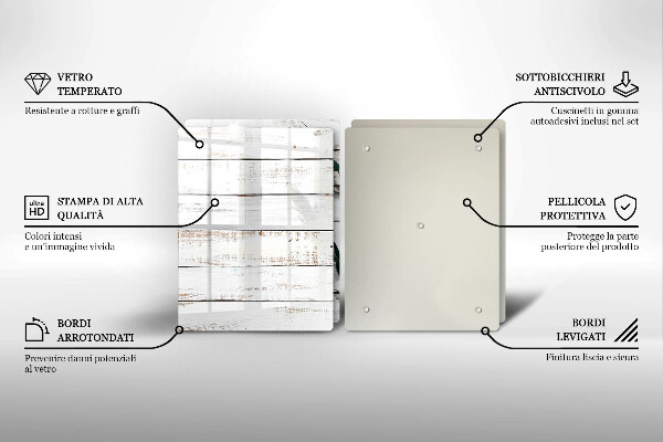 Placă sticla protectie aragaz Scânduri și frunze vechi