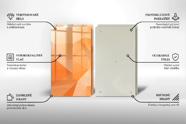 Placă sticla protectie aragaz Fundal geometric