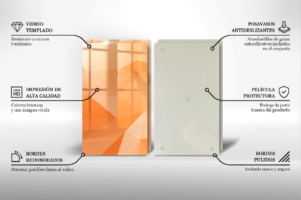 Placă sticla protectie aragaz Fundal geometric