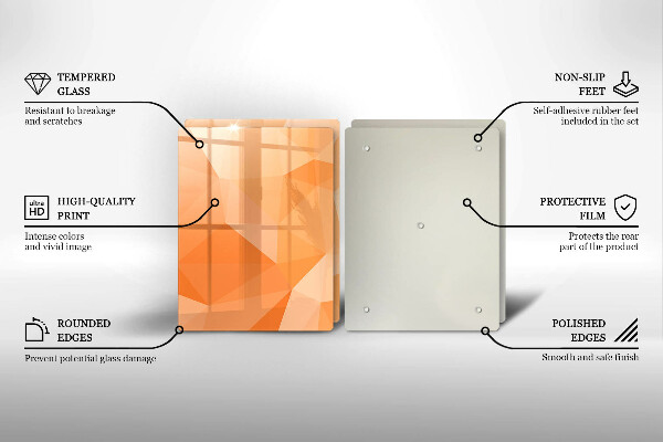 Placă sticla protectie aragaz Fundal geometric