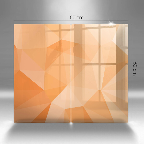 Placă sticla protectie aragaz Fundal geometric