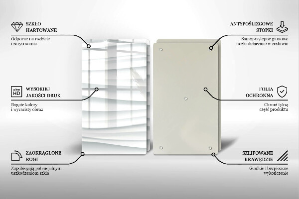 Placă sticla protectie aragaz Structură modernă