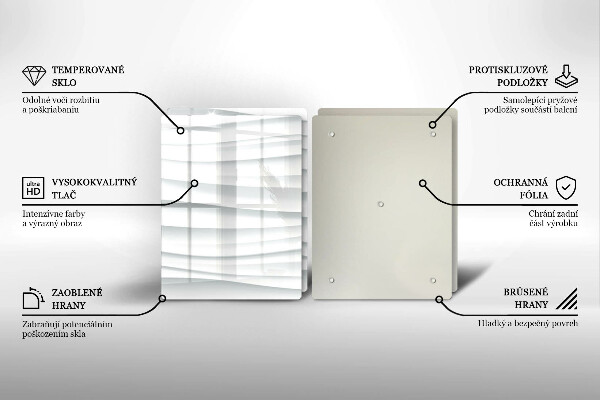 Placă sticla protectie aragaz Structură modernă