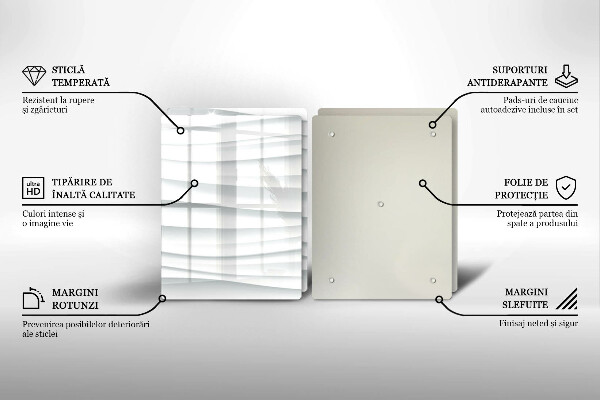 Placă sticla protectie aragaz Structură modernă