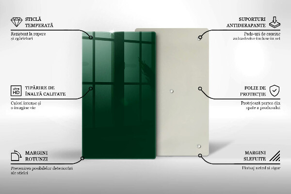 Placă protecție plita Culoarea verde
