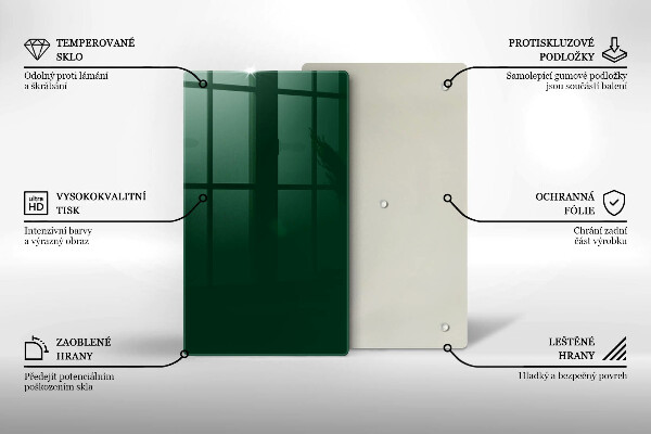 Placă protecție plita Culoarea verde