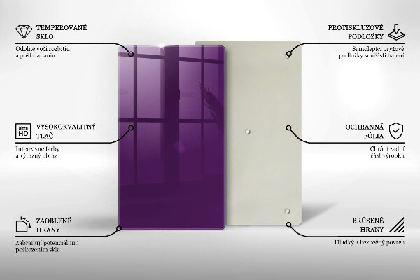 Placă protecție plita Culoare violet