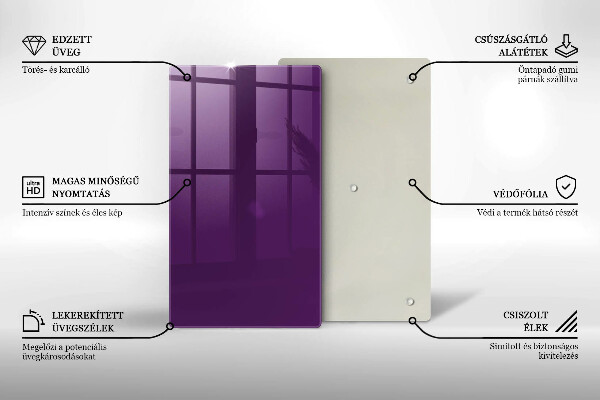 Placă protecție plita Culoare violet