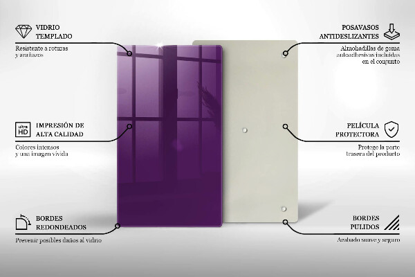 Placă protecție plita Culoare violet