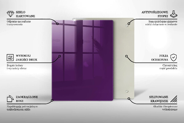 Placă protecție plita Culoare violet